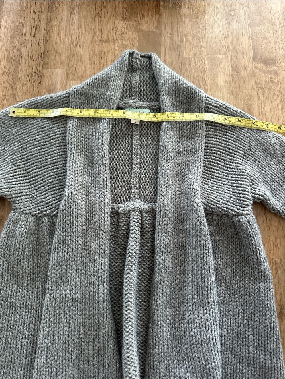 Kimchi & Blue Gray Open Front Cardigan Sweater Size Small, Urban Outfitters - Picture 6 of 8